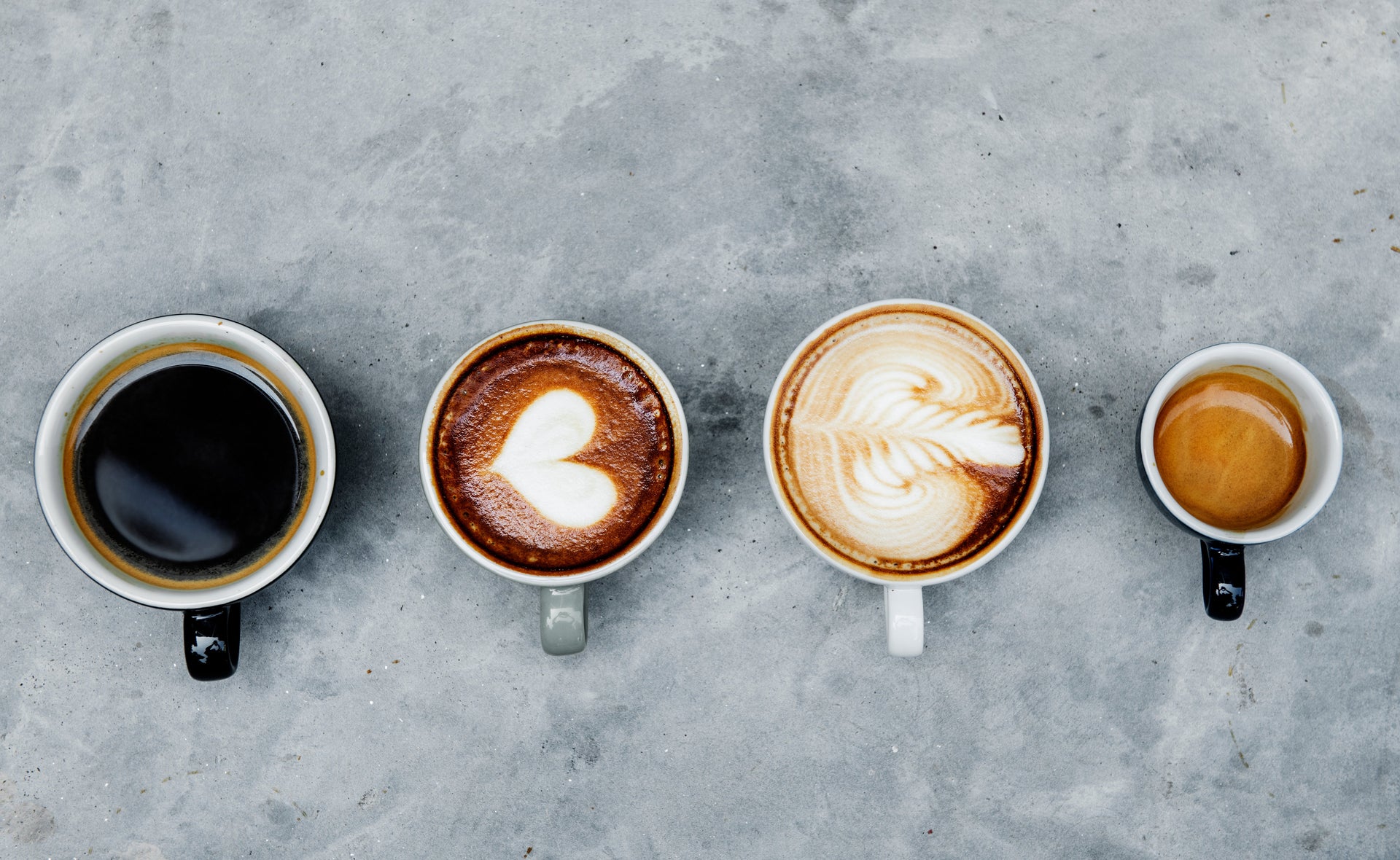 Verschiedene Kaffee Sorten aus aller welt.